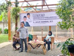 Aspirasi Masyarakat Mengalir di Reses Agus Samsul: Dari PPDB, Air Bersih, hingga Ekonomi Pemuda