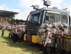 Polres Sukabumi Kota Gelar Latihan Dalmas Jelang May Day