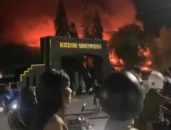 Markas Kodim 1307/Poso Terbakar Hebat, Penyebab Masih Misterius