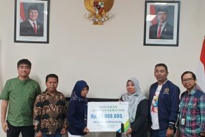 BPJS Ketenagakerjaan Salurkan Santunan Kematian Untuk Keluarga Ketua PWI Kabupaten Sukabumi