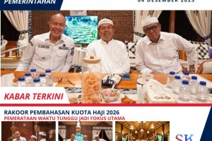 Wali Kota Sukabumi Hadiri Rakor Kuota Haji 2026, Pemerataan Waktu Tunggu Jadi Fokus Utama