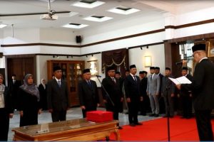 Wali Kota Sukabumi Ayep Zaki Rotasi 5 Pejabat Eselon II dan Lantik Direktur Perumda Air Minum