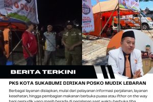 PKS Kota Sukabumi Buka Posko Mudik Gratis, Lengkap dengan Layanan Kesehatan dan Informasi
