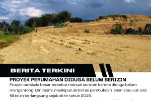 Proyek Perumahan Elit di Gunung Karang Sukabumi Diprotes Warga, Diduga Belum Berizin