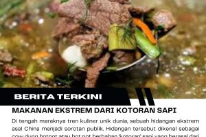 Cow Dung Hotpot, Kuliner Ekstrem dari China yang Terbuat dari ‘Kotoran’ Sapi