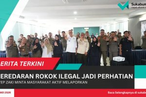 Wali Kota Sukabumi Dorong Satpol PP Perkuat Pengawasan Rokok Ilegal