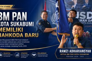 Nahkoda Baru BM PAN Kota Sukabumi, Ramzi Adhariansyah Siap Perkuat Kaderisasi Pemuda