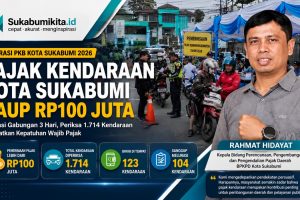 BPKPD Kota Sukabumi Catat Pajak Kendaraan Rp100 Juta dalam Tiga Hari