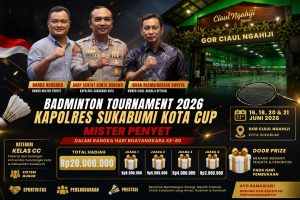Badminton Tournament 2026 Kapolres Sukabumi Kota Cup Digelar